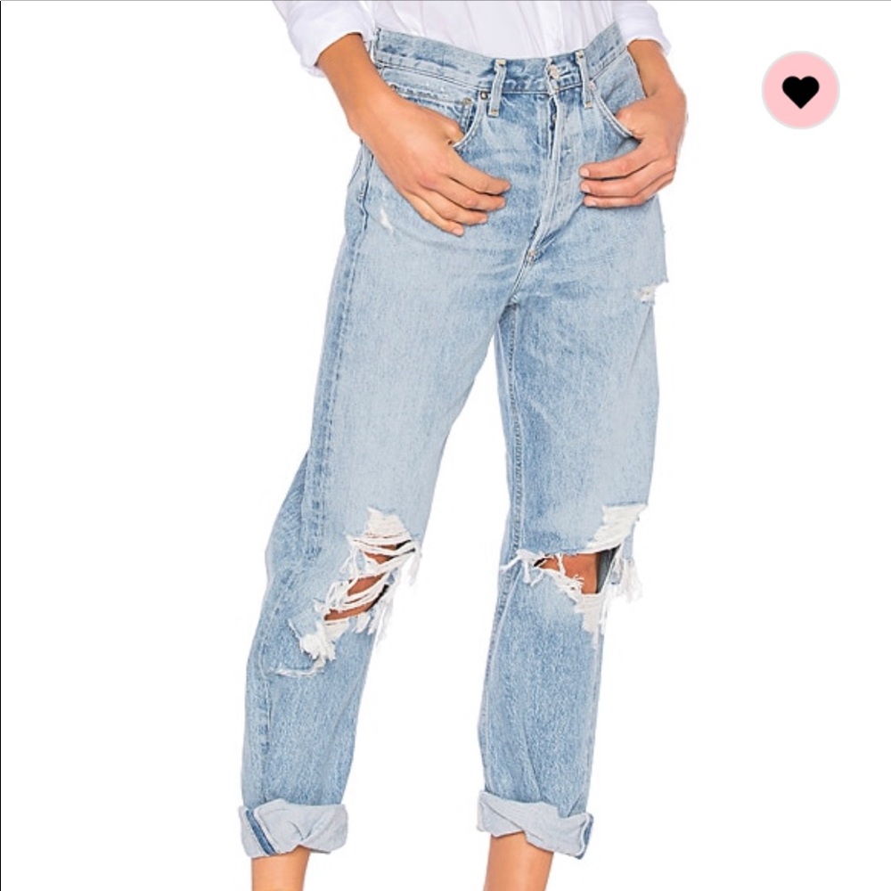AGOLDE 90s Mid Rise Loose Jeans - size 25